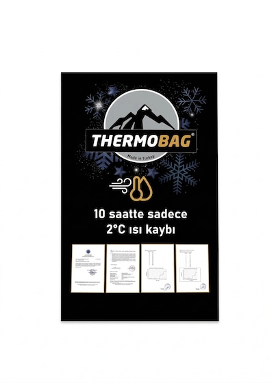 Thermobag 8lt Isı Yalıtımlı Soğutucu Termos Çanta Siyah