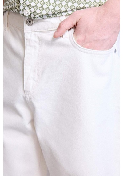 Defacto Yumuşak Dokulu Baggy Fit Bermuda G4208ax26smwt34 Beyaz-wt34