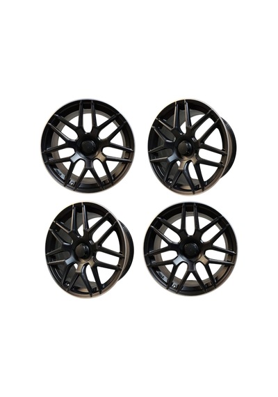 4 Adet Dy-972 10 22 5 112 Et40 66.6 Mat Black Jant Takım