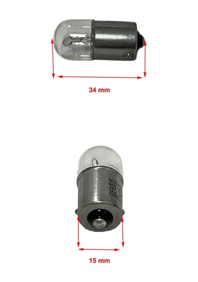 Bosch 12v R5w 5w 67 Ba15s Büyük Geri Vites Ve Park Ampulü 10 Adet