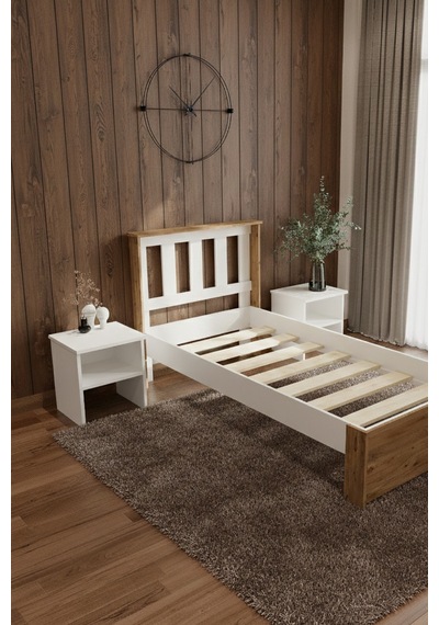 Stark Tek Kişilik Mdf Karyola
