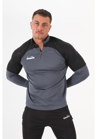 Diadora Premium Antrenman Eşofmanı Tek Üst Antrasit