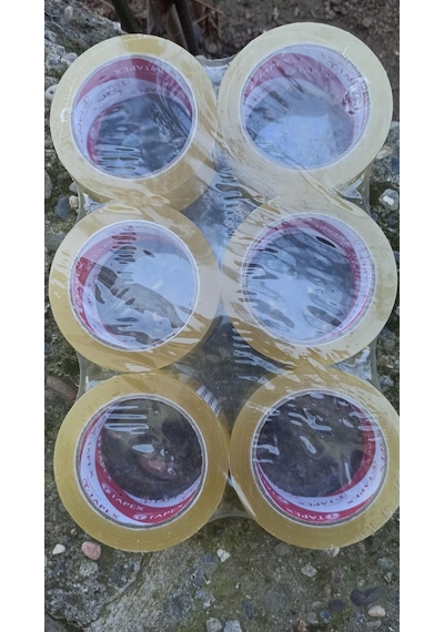 Tapex Koli Bantı 45x100 Şeffaf 6 Adet