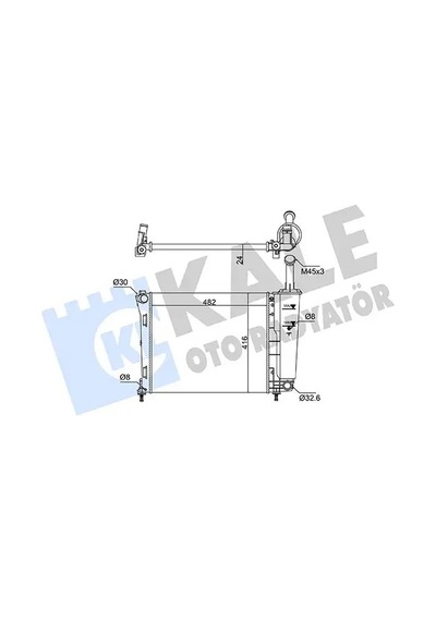 Kale 363060 Motor Radyatoru 1559504 1814153 1898115