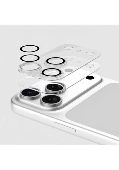 İphone 18 Pro Uyumlu Youngkit Armor Integrated Kamera Lens Koruyucu Şeffaf