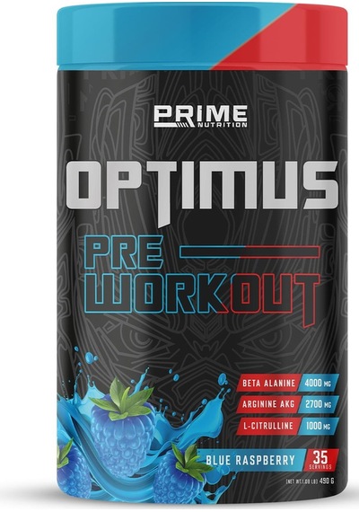 Prime Nutrition Optimus Pre-workout Blue Raspberry 490 G