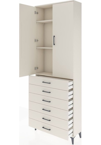 Arges Dolap 3 Raflı 6 Çekmeceli 2 Kapaklı 88x30x243 Aytaşı-aytaşı Aytası Arges Dolap 3 Raflı 6 Çekmeceli 2 Kapaklı 88x30x243 Aytaşı-aytaşı Aytası