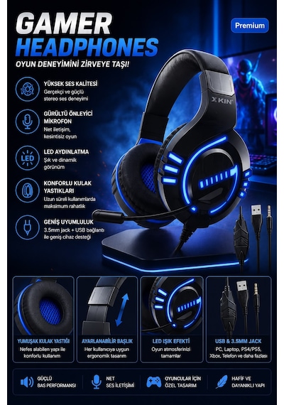 Asus Proart P16'' Uyumlu Gaming Set 5'li Oyuncu Paketi Diğer