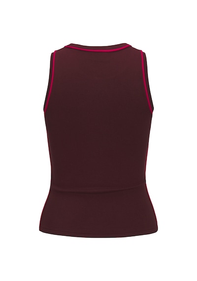 Jack & Jones Kadin Kolsuz Triko Bluz - Evelyn - 12281432 Cabernet