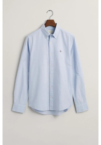 Gant Erkek Mavi Slim Fit Klasik Yaka Oxford Gömlek-11410 Mavi