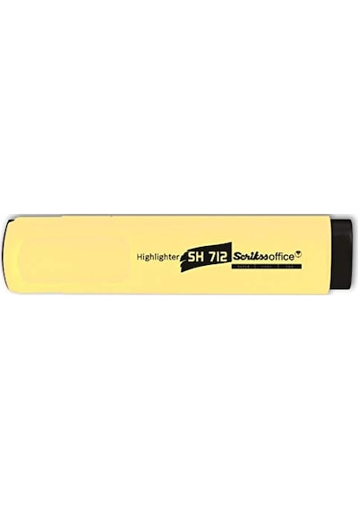 Scrikss Office Fosforlu Kalem Pastel Sarı Sh712 Sarı