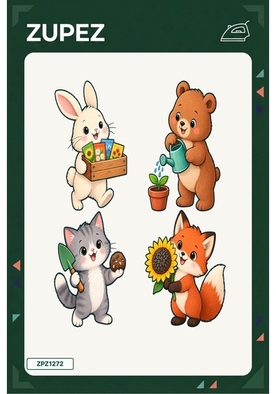 Minik Tohum Sandığı 19x25 Cm Ütüyle Uygulanan Baskı Zpz1272 - 928156677