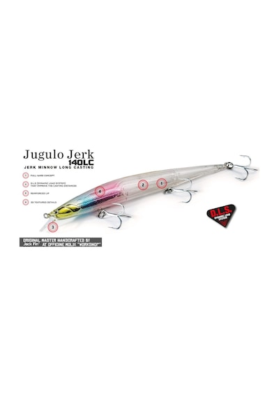 Molix Jugulo Jerk 140Lc 14 Cm. Sahte Balık, -227 Gold Candy