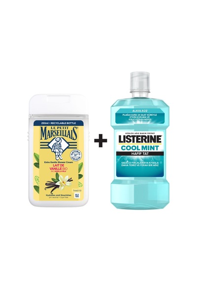Le Petit Marseillais Vanilya 250ml+listerine Coolmint 250ml Diğer