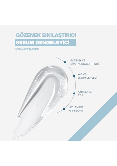 V'anhalla %15 Niacinamide Serum Gözenek Sıkılaştırıcı Sebum Dengeleyici Aydınlatıcı Serum 30 ML