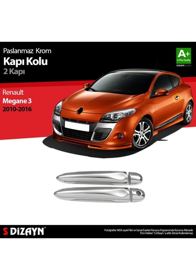 Renault Megane 3 Krom Kapı Kolu 2 Kapı 2010-2016