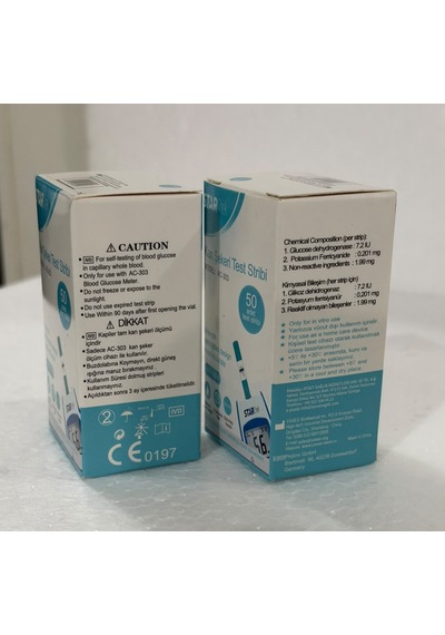 Starchek Şeker Stribi 50 Adetlik