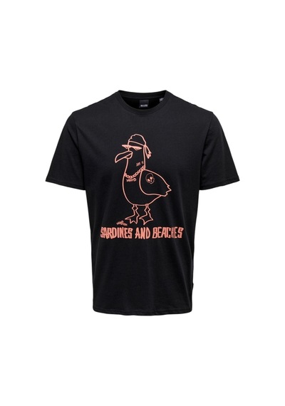 Only Erkek T-shirt 22026058 SIYAH