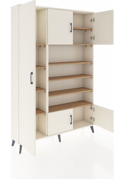 Arges Dolap 10 Raflı 5 Kapaklı 132x30x195 Aytaşı-aytaşı/çam Aytaşı Arges Dolap 10 Raflı 5 Kapaklı 132x30x195 Aytaşı-aytaşı/çam Aytaşı