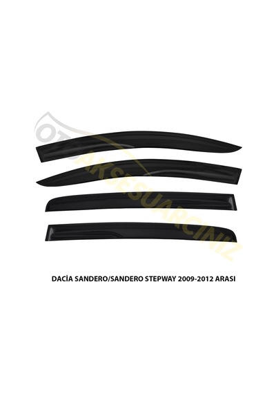 Dacia Sandero Stepway 2009 - 2012 4Lü Takım Mügen Cam Rüzgarlığı N11.13718