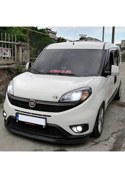 Fiat Doblo 4 2015-2023 Uyumlu H Lip Esnek Ön Lip 2 Parça Karlık Ön Ek Tampon Altı Dill