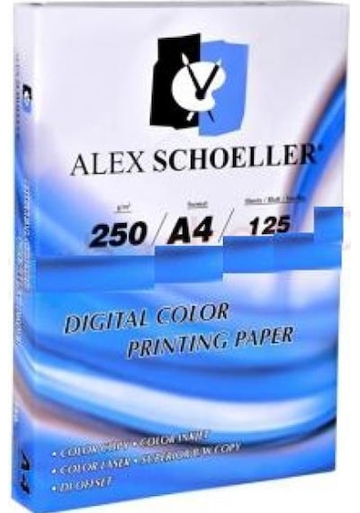 Alex Schoeller A4 250 Gr 125'li Fotokopi Kağıdı Alx-829