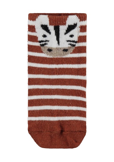 Civil Baby Animal 3'lü 6- Bebek Erkek Çorap Set Standart