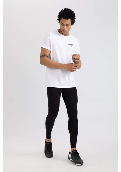 DeFactoFit Slim Fit Dar Kesim Sporcu Tayt B5027AX24SPBK81 Siyah