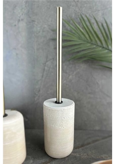 Primanova Charm Banyo Seti 5 Parça - Bej Beyaz