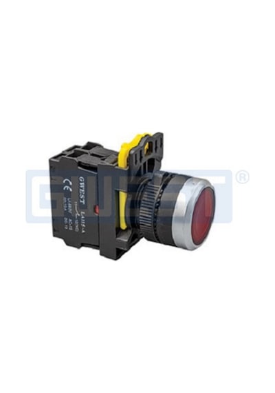 A5-01d-24 Gwest Kırımızı 24v Ac/dc Led Işıklı 1 Nc Stop Buton