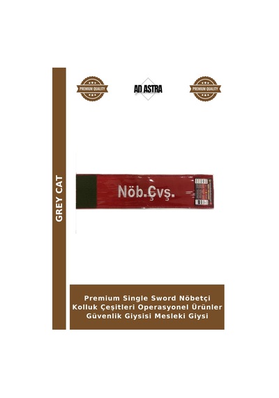 Grey Cat Premium Single Sword Nöbetçi Kolluk Çeşitleri Operasyonel Ürünler Güvenlik Giysisi Mesleki Giysi Çok Renkli