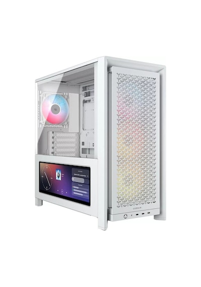 Frame 4000d Lcd Rs Beyaz 4x120mm Argb Fan Mesh Temperli Cam Mid Tower E-atx Dokunmatik Ekranlı Kasa Frame 4000d Lcd Rs Beyaz 4x120mm Argb Fan Mesh Temperli Cam Mid Tower E-atx Dokunmatik Ekranlı Kasa