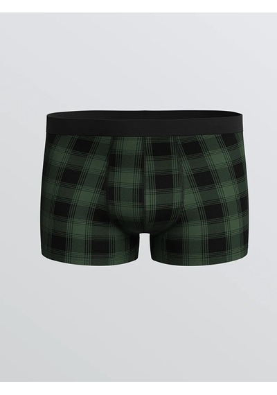 Lc Waikiki Yeşil Standart Kalıp Pamuklu Esnek Erkek Boxer 3'lü