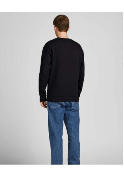 Jack & Jones Jack&Jones 12249341 - Bisiklet Yaka Erkek Sweatshirt Siyah