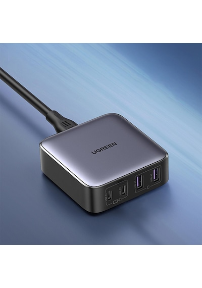 Ugreen Nexode 65W GaN 2 Masaüstü 4 Portlu Hızlı Şarj Cihazı İstasyonu