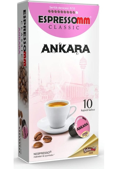 Espressomm® Classic Ankara Kapsül Kahve 10 Adet - Nespresso®