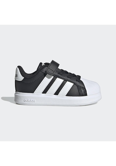 Adidas Streettalk El I C Whtwht Unisex Çocuk Siyah Günlük Ayakkabı Unısex Çocuk Ls Ayakkabı