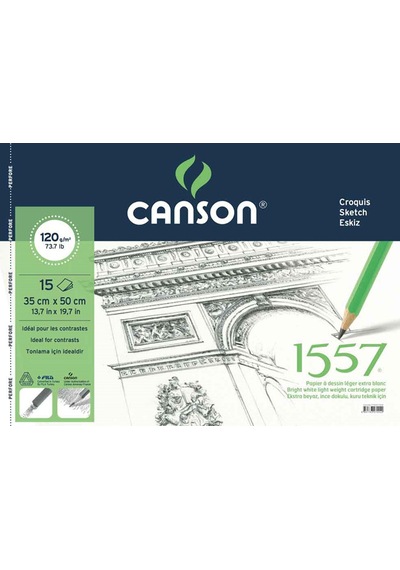 Canson Resim Ve Çizim Blok 120 Gr 35x50 1557