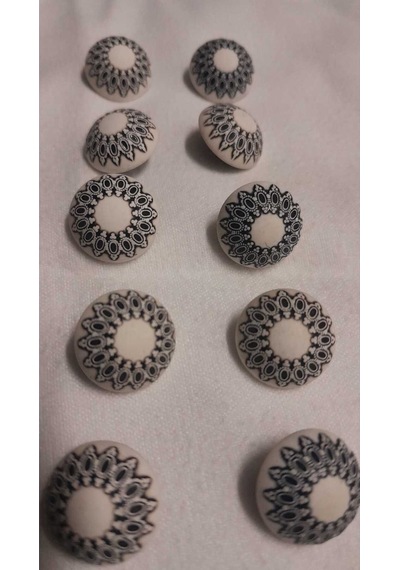 Polyester Düğme 24 Boy 15 Mm10 Adet