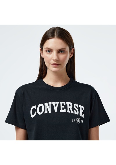 Converse Collegiate Gold Kadın Siyah T-shirt