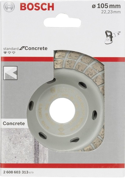 Bosch Standard For Concrete Turbo 105 mm Elmas Çanak Disk - 2608603313