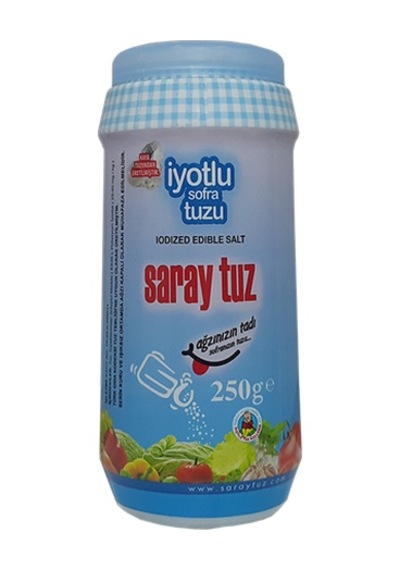 Saray Tuz İyotlu Sofra Tuzu Tuzluklu 250 G