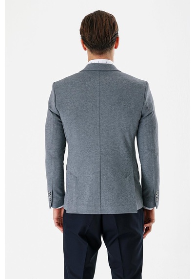 İmza Lacivert Desenli Mono Yaka Çift Yırtmaç Likralı 6 Drop Slim Fit Dar Kesim Klasik Ceket 1002240151-lacivert Lacivert İmza Lacivert Desenli Mono Yaka Çift Yırtmaç Likralı 6 Drop Slim Fit Dar Kesim Klasik Ceket 1002240151-lacivert Lacivert