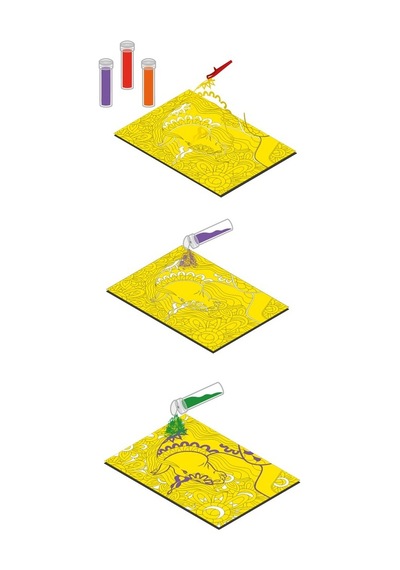Sand Art Kum Sanatı , Yetişkin Kum Boyama Aktivite Seti Uni Yko-09