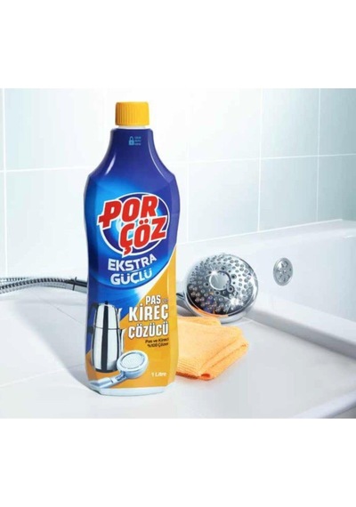 Porçöz Ekstra Güçlü Pas Ve Kireç Çözücü Önleyici 3 Adet X 1000 Ml