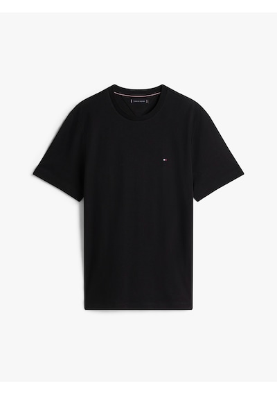 Tommy Hilfiger Lıght Interlock Tee Erkek Siyah T-shirt - Mw0mw37508 Siyah