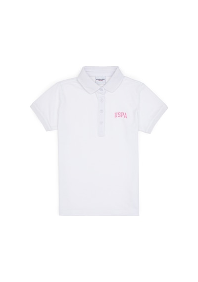 U.s. Polo Assn. Kız Çocuk Beyaz Tişört 50325173-vr013 Beyaz