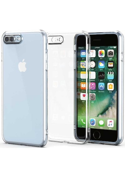Zore Apple Uyumlu iPhone 7 Plus Kılıf Fizy Kapak - Renksiz Renksiz