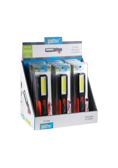 Panther Pt-998 Xpe Led Usb Şarjlı El Feneri - -popvitrin Panther