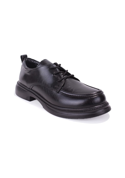 Dagoster Dza07-8892550 Siyah Günlük Bağcıklı Loafer Kadın Ayakkabı